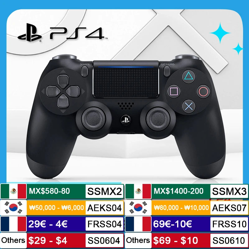 בקר של סוני PS4 DUALSHOCK 4 בקר אלחוטי שלט רחוק לקונסולת משחקים של פלייסטיישן 4